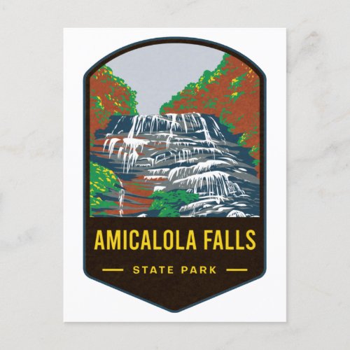 Amicalola Falls State Park Postcard