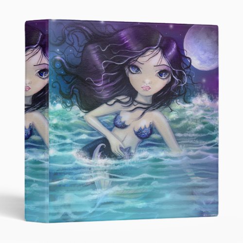 Amid the Soft Sea Mermaid Binder