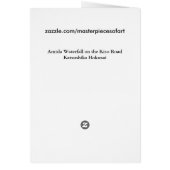 Amida Waterfall, Hokusai Japanese Fine Art (Back)