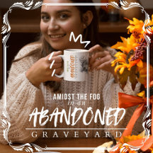 Amidst the Fog in an Abandoned Graveyard