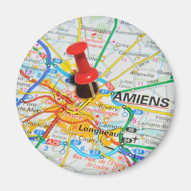 Amiens, France Magnet (Front)