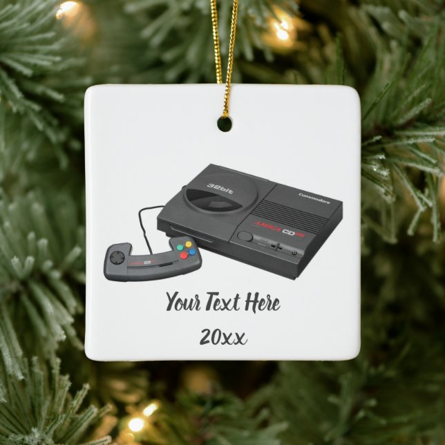 Amiga CD32 Ceramic Ornament (Tree)