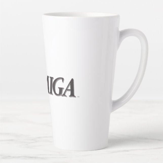 Amiga Retro 80's Family Personal Computer System Latte Mug (Right)