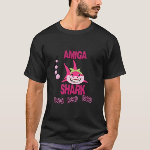 Amiga Shark  Friend Playera para Friend en Espanol T_Shirt