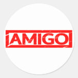 Amigo Stamp Classic Round Sticker