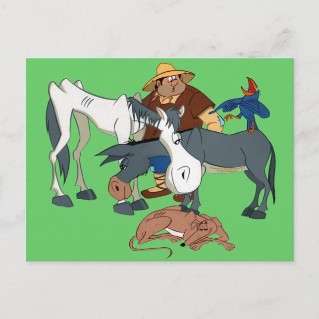 AMIGOS DE DON QUIJOTE - 400 Años - Cervantes Postcard (Front)