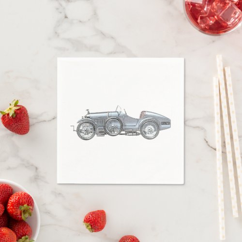 Amilcar Race Car Napkins