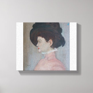 Amilia Self Portrait - Stretched Canvas Print