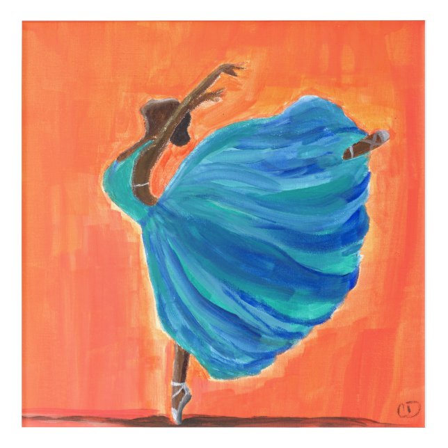 Aminah The Ballerina Wall Art (Front)