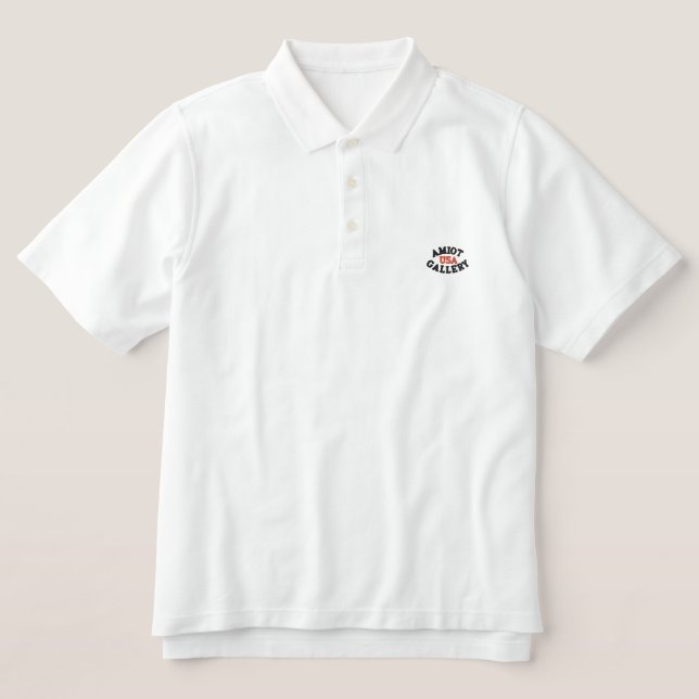 AMIOT GALLERY  POLO SHIRT (Design Front)