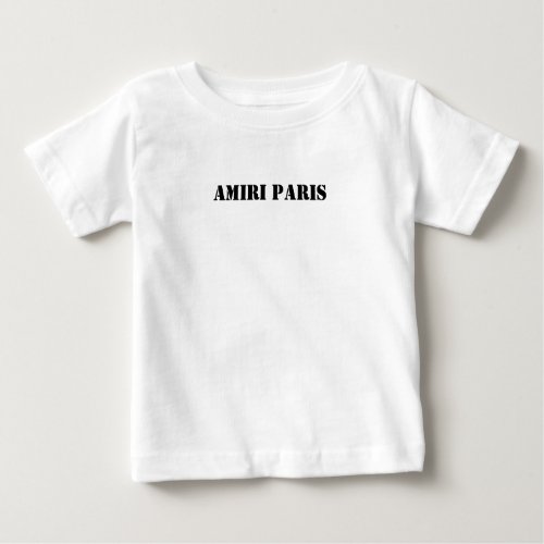 Amiri Paris white  Baby T_Shirt