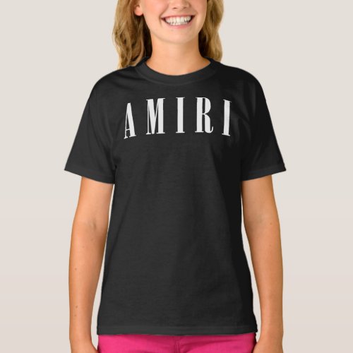 Amiri White Font Classic T_Shirt