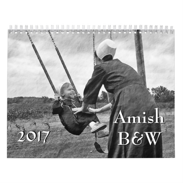 Amish B&W Calendar (Cover)