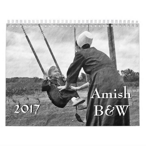 Amish BW Calendar