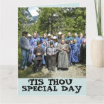 AMISH BIRTHDAY FUNNY HUMOR GREETING CARD