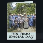 AMISH BIRTHDAY FUNNY HUMOR GREETING CARD<br><div class="desc">AMISH BIRTHDAY CARD. INSIDE READS: WISHING YOU A PLEASING AND PIOUS BIRTHDAY.</div>