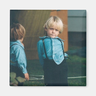 Amish Boys Lancaster County PA Magnet