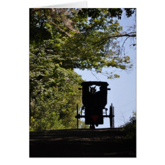 Amish Buggy -Day Silhouette Cards