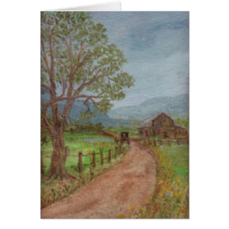 Amish Buggy Going Home Cards