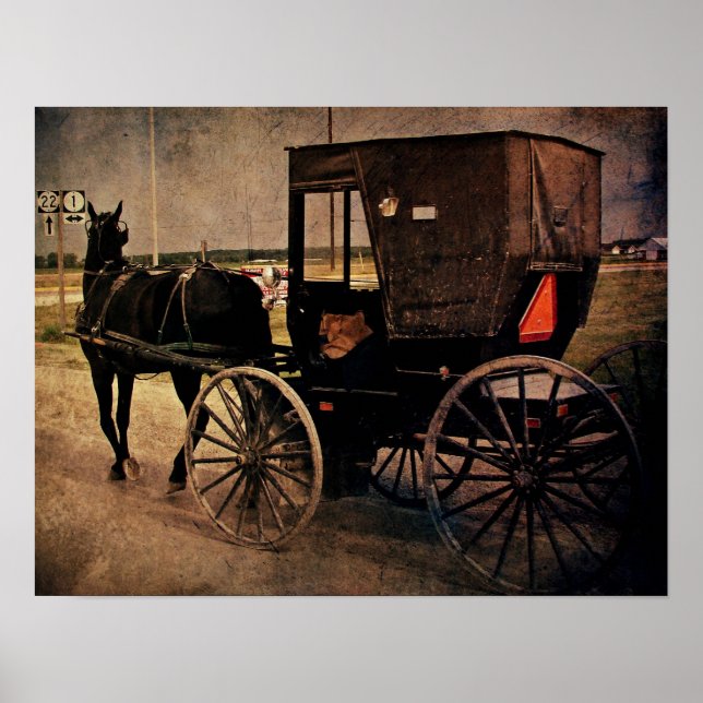 Amish Buggy Poster (Front)