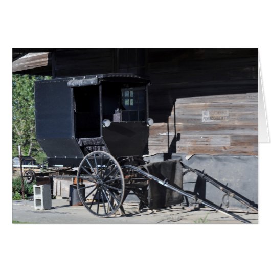 AMISH BUGGY REPAIR CARDS (Front Horizontal)