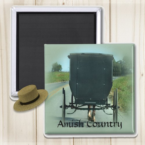 Amish Country Buggy Magnet