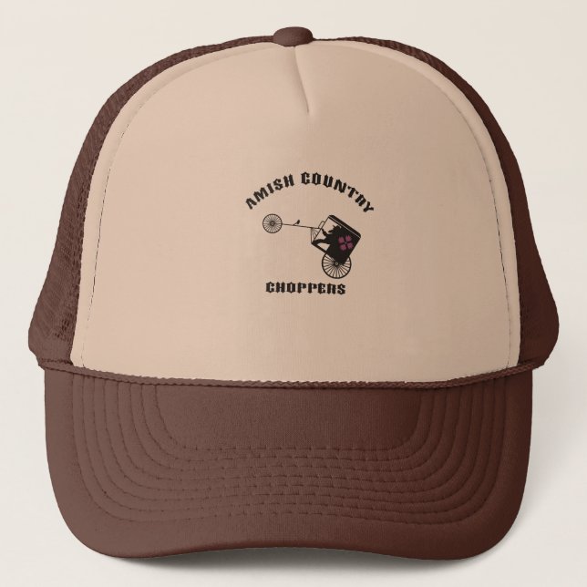 amish country choppers trucker hat (Front)