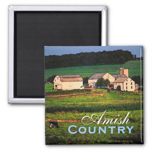 Amish Country Farm Magnet