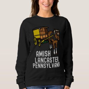 Amish Country Pennsylvania  Horse And Carriage 2 Sweatshirt