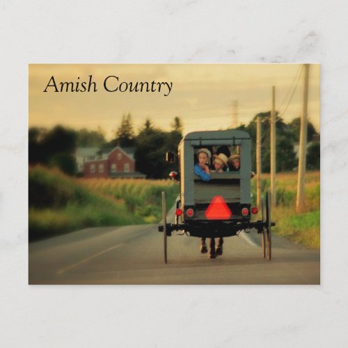 Amish Country Postcard