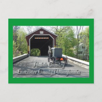 Amish Country Postcard by ImpressImages at Zazzle