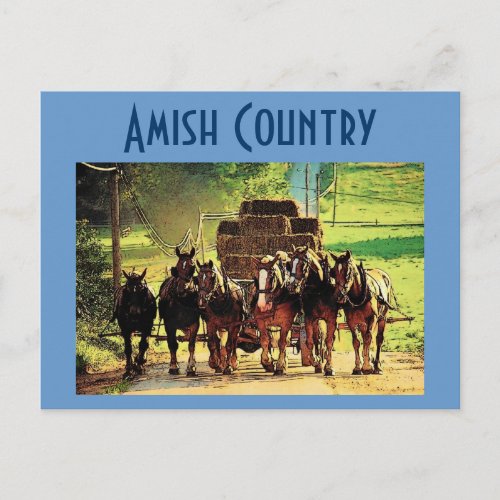Amish Country Postcard _ Customized