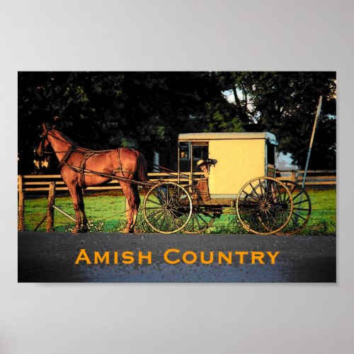 Amish Country Poster