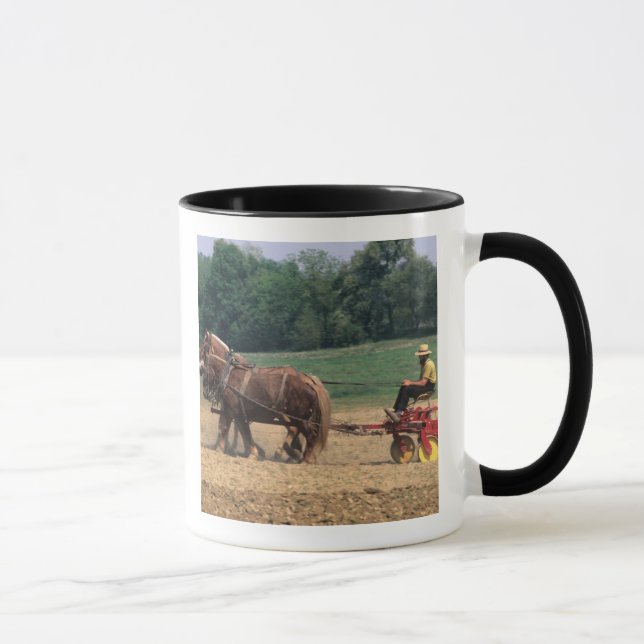 Amish Country simple people in farming with Mug (Right)