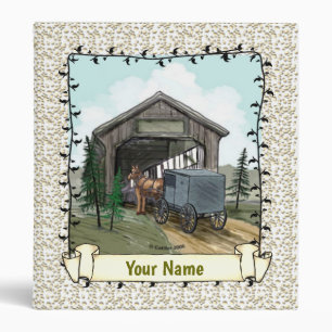 Amish Covered Bridge binder