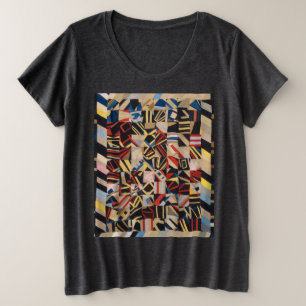 Amish crazy quilt plus size T-Shirt