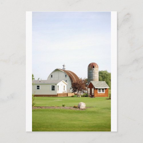 Amish Farm Postcard