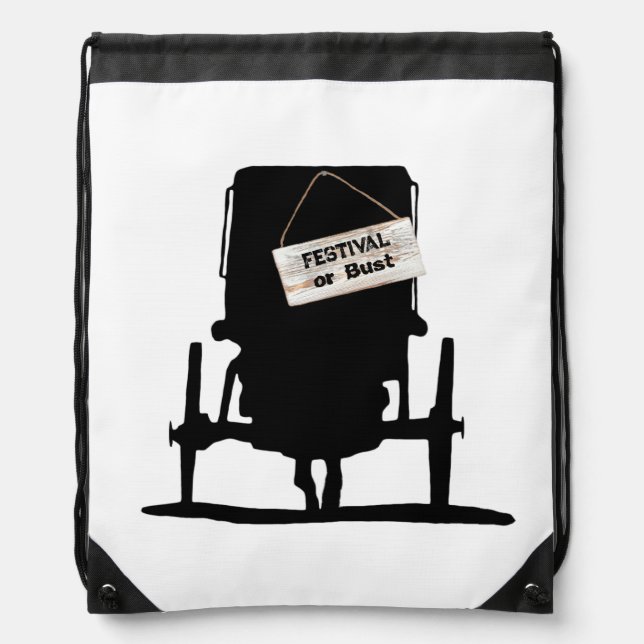 Amish Festival Drawstring Bag (Front)