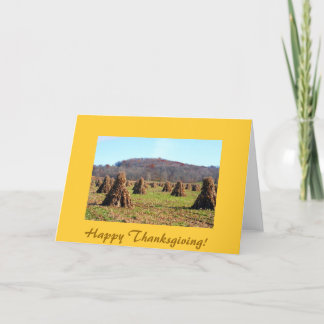 Amish Fields, Happy Thanksgiving! Holiday Card
