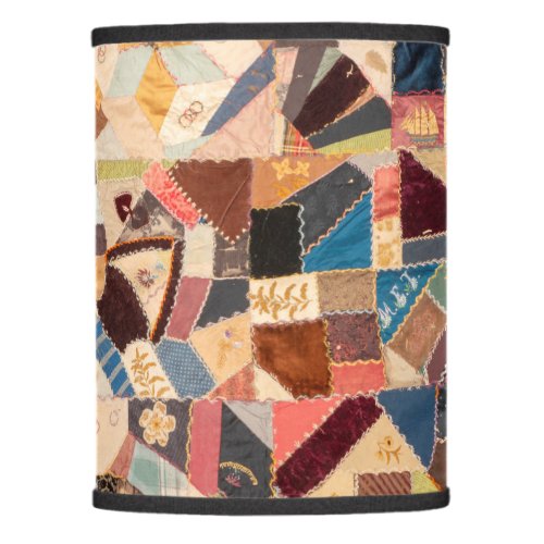 Amish friendship quilt lamp shade