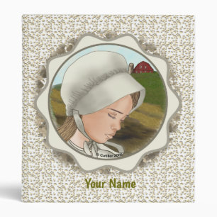 Amish Girl Bonnet binder