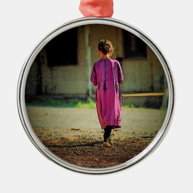 Amish Girl Ornament (Front)