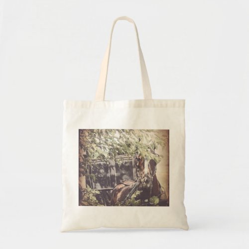 Amish Horse and Buggy in the Shade Tote Bag