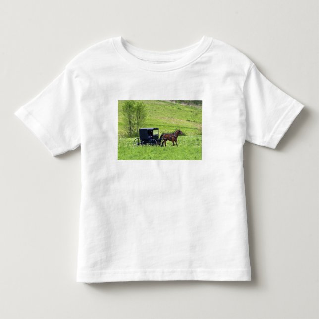 Amish horse and buggy near Berlin, Ohio. Toddler T-shirt (Front)
