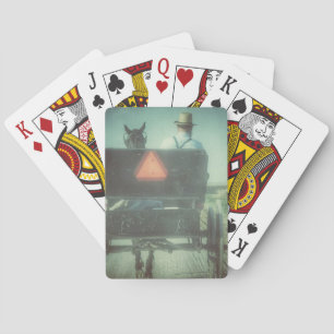 Amish Horse and Buggy Poker Cards