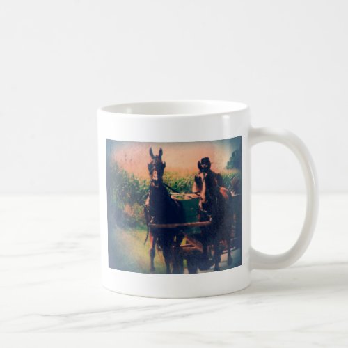 Amish Horse Team Coffee Mug
