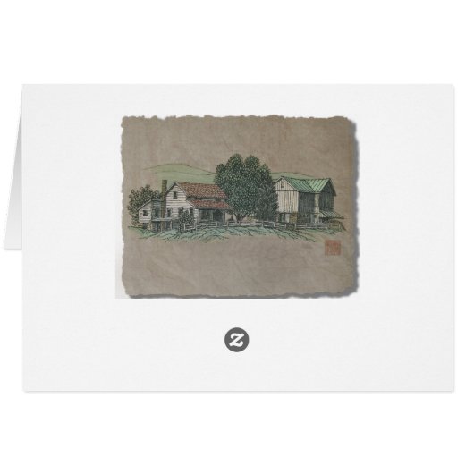 Amish House & Barn (Back Horizontal)