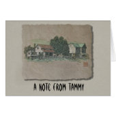 Amish House & Barn Cards (Front Horizontal)