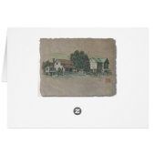 Amish House & Barn Cards (Back Horizontal)
