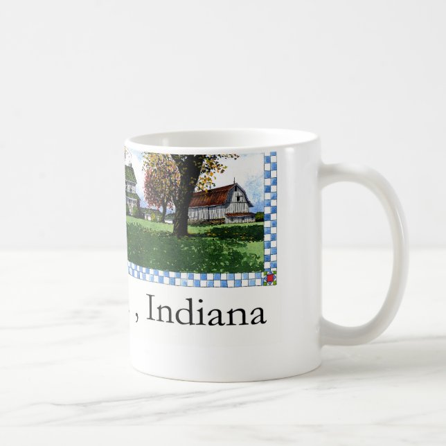 Amish House Shipshewana Indiana Coffee Mug (Right)